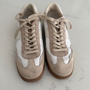 Dolce Vita Notice Sneakers IVORY MULTI NYLON gently used women Sz 10